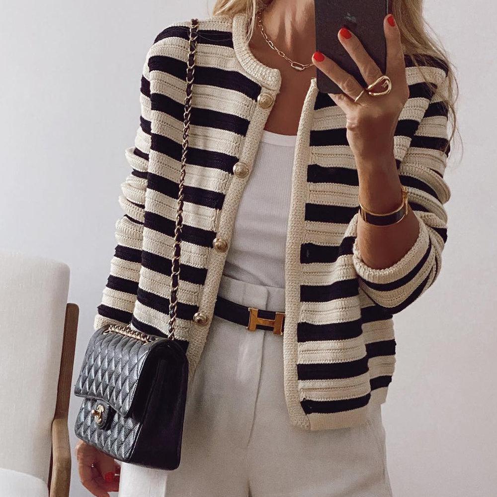 Emma - Striped Cardigan