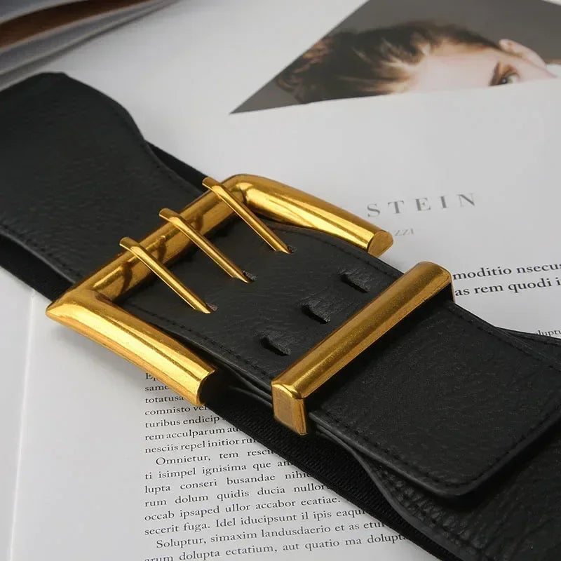 Maria - High Quality Retro Elastic Wide Belt