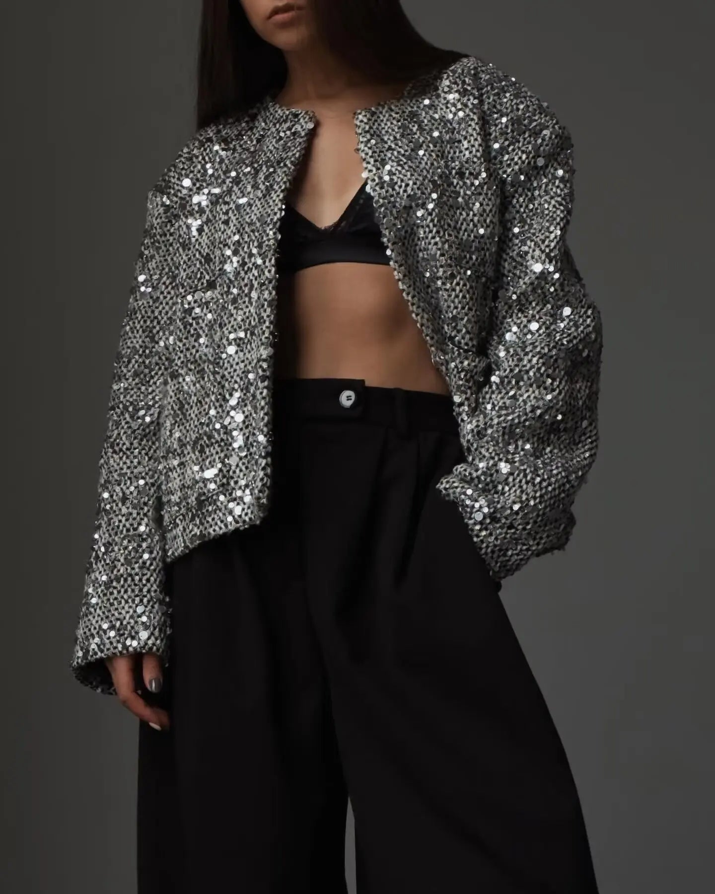 Mila - Glamorous Sequin Jacket