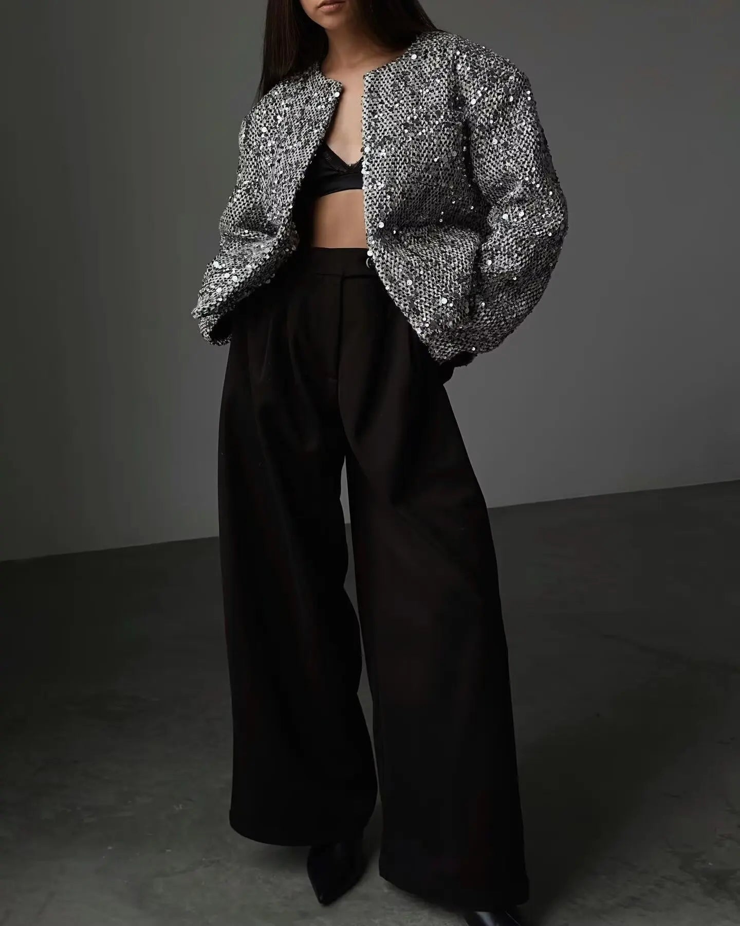 Mila - Glamorous Sequin Jacket