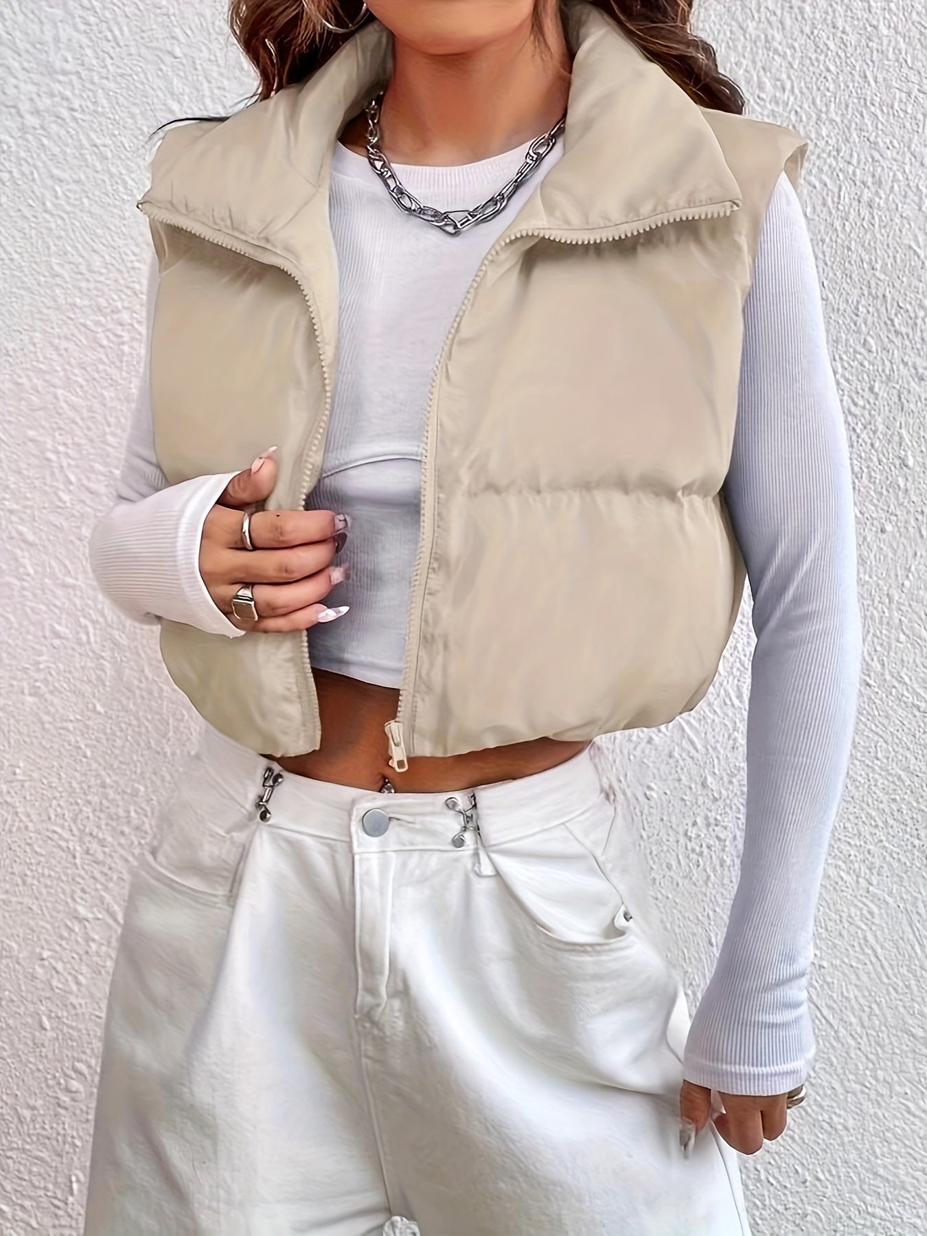 Maddison - Cropped Vest Coat