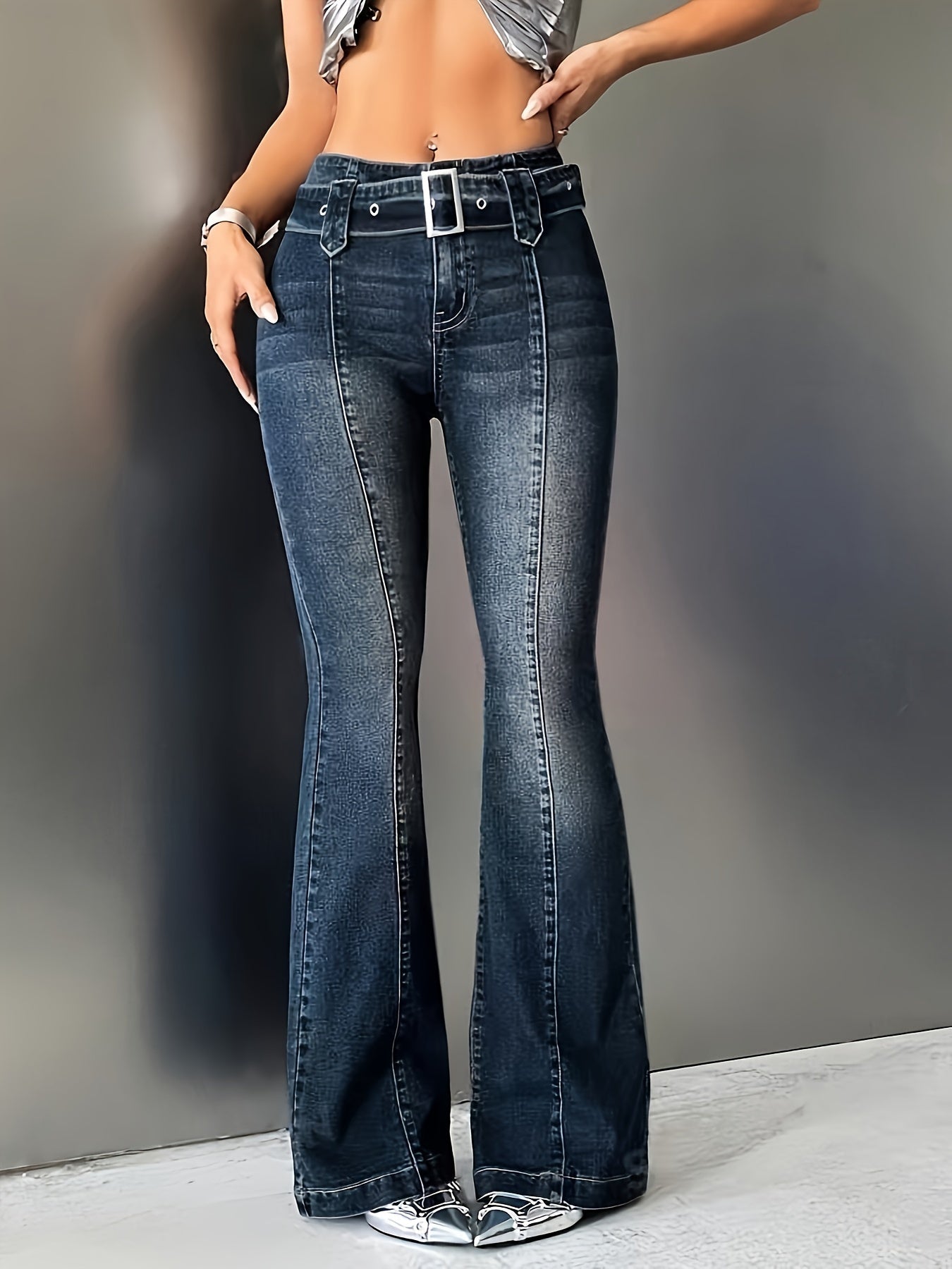 Jorja -  Stretchy Classic Denim Jeans