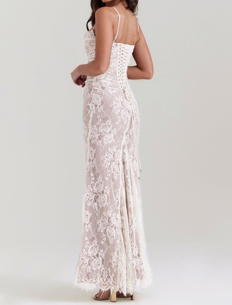 Nova - Sundara Lace Corset Maxi Dress